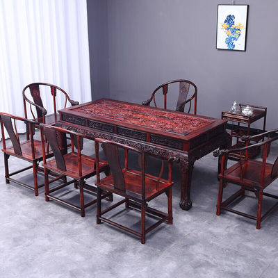 红木茶桌图片大全 各种款式红木茶桌产品图欣赏【15图